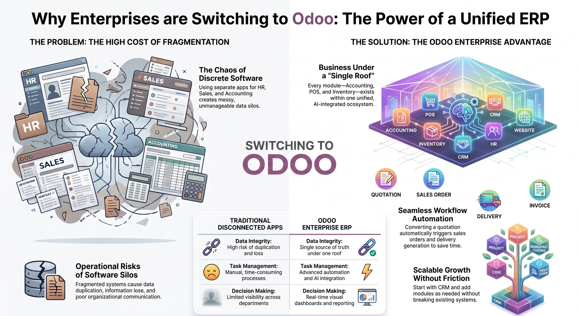 Why Big Companies Choose Odoo Enterprise?